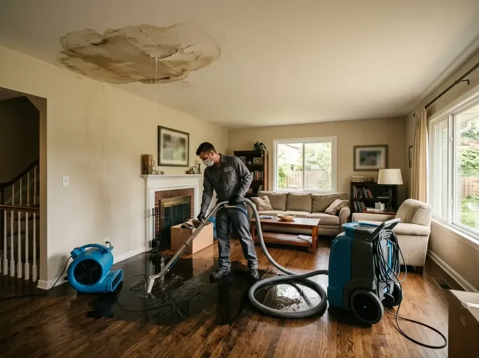 attic-pipe-burst-ceiling-drip-008 — frequently asked questions, Water Damage Restoration & Carpet Care in Thomasville, AL